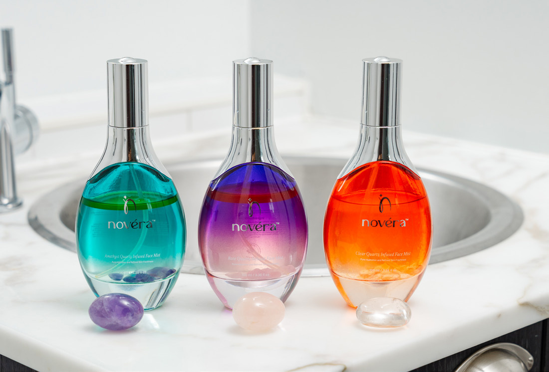 Novéra Skincare bottles